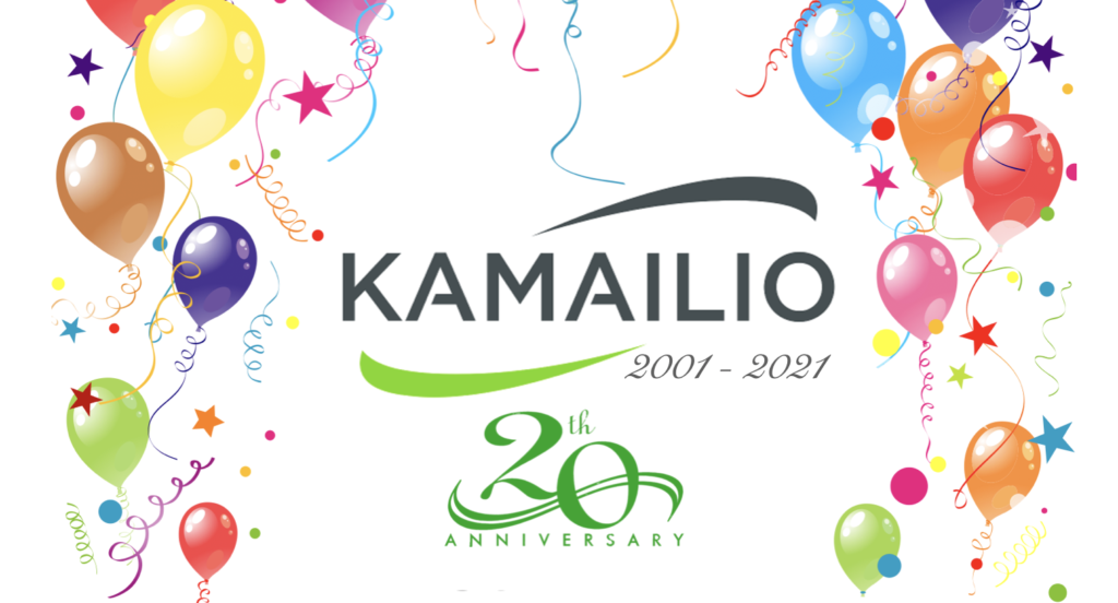 kamailio 20years balloons